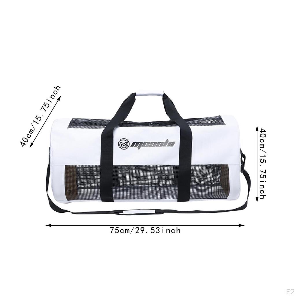 60L Storage Bag for Diving Gear with Mesh Design Outdoor Adventures
