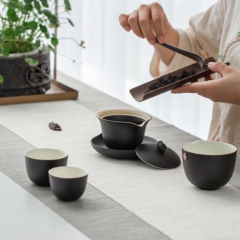 Edenus Portable Ceramic Kung Fu Quick Tea Set