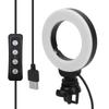 4in LED Dimmable Ring Light Selfie Fill Light with Clip for Live Video for Laptop Tablet PC