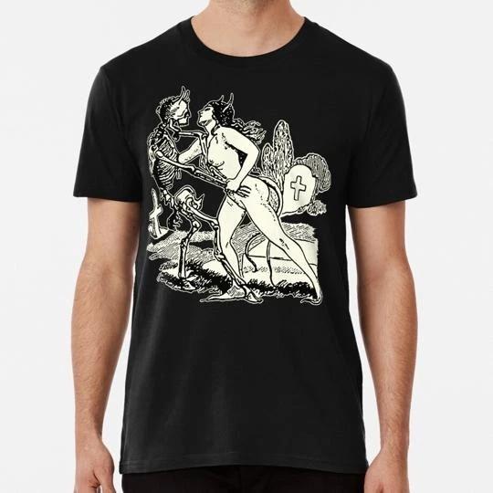 Demons Seduction Bichrome Print Size S to 5XL Made in the USA T-Shirt S