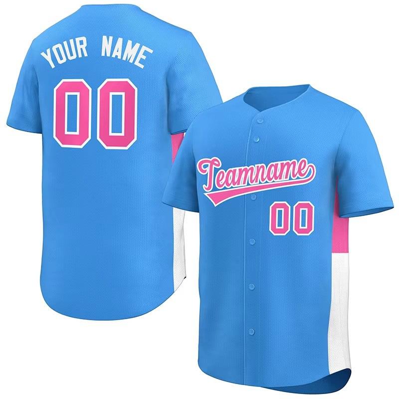 Adult baseball uniform jersey 2024 factory direct sales handsome fashion trend gradual change wind summer popular style