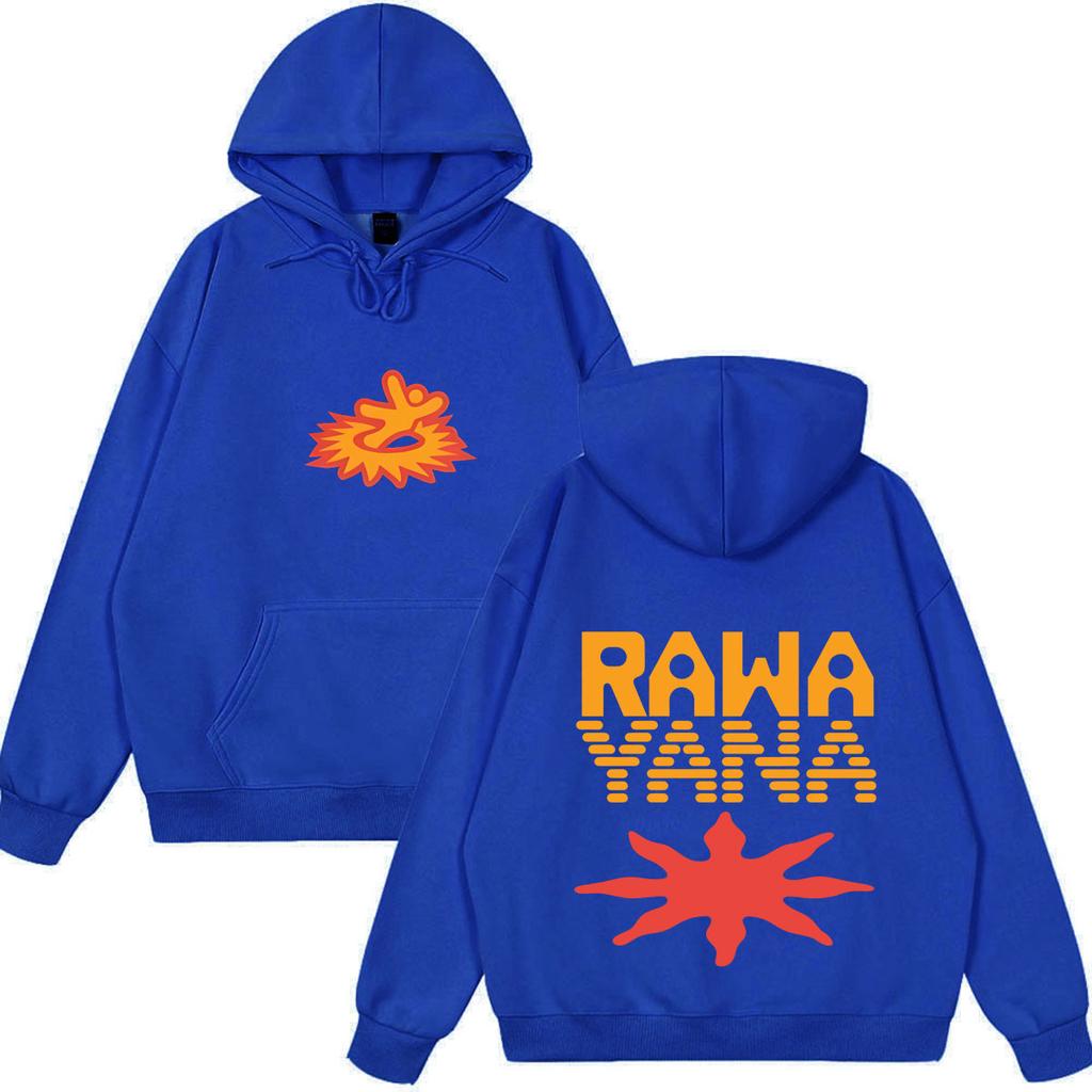 Rawayana ¿Donde Es El After? Tour 2026 Print Hoodie Men Women Fashion Sweatshirts Long Sleeves Loose Casual Pullover Streetwear