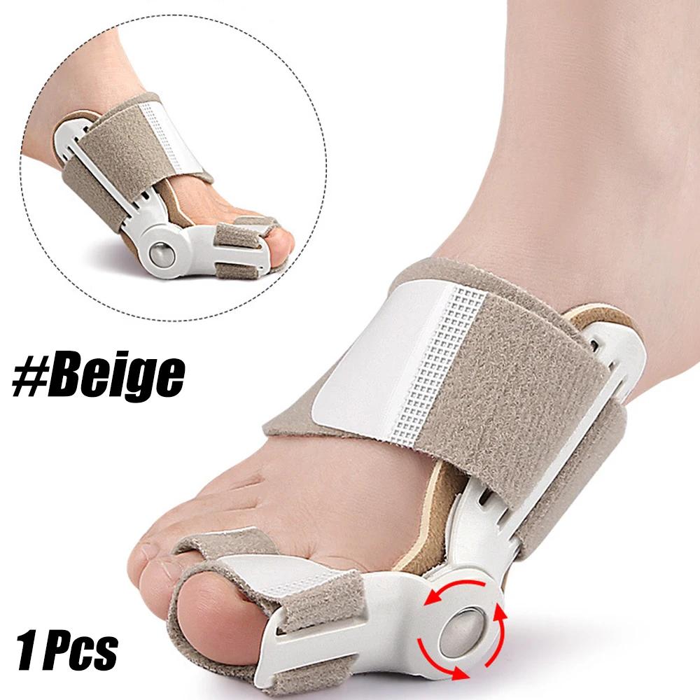 1Pcs Bunion Corrector, Adjustable Knob Bunion Splint For Bunion Relief, Orthopedic Toe Straightener With Anti-Slip Heel Strap