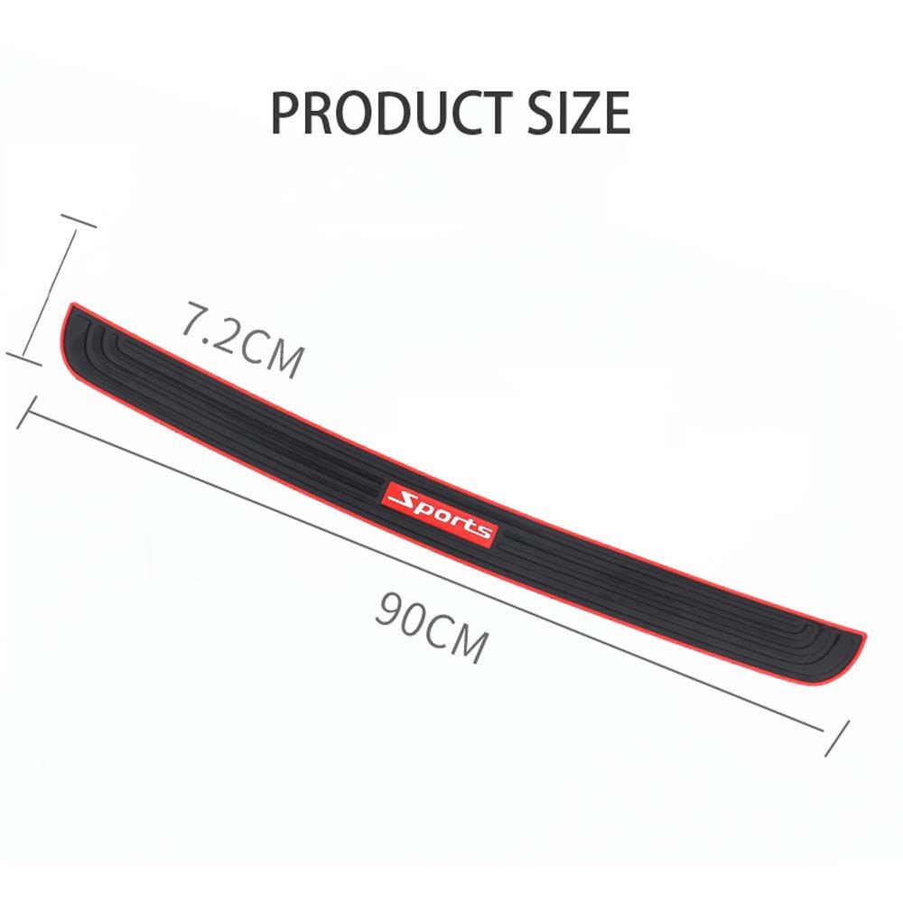 Trunk Door Sill Protector Strip Anti-collision Strip Guard Strip Auto Rear Bumper Guard Protection