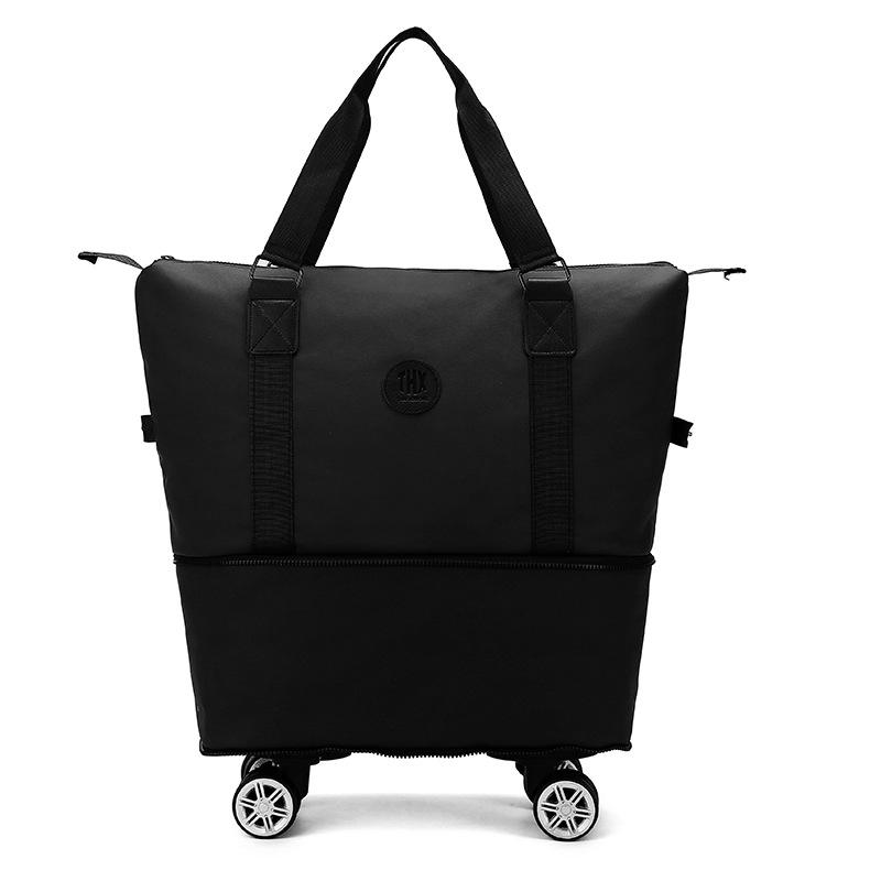 Stylish and simple business trip with wheels Expandable hand luggage bag Dry and wet separation Fitness yoga bag Can cover tie rod