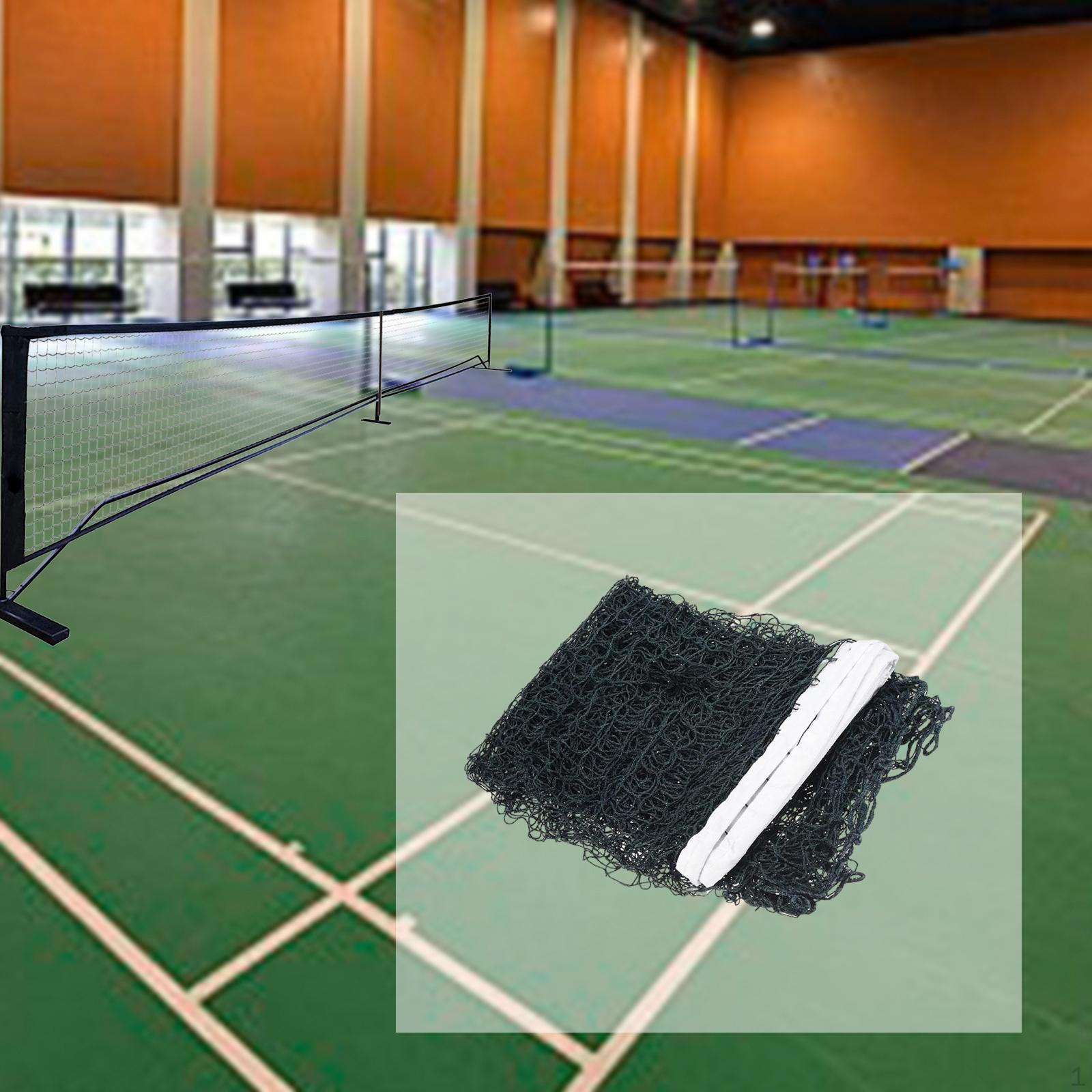 Attrezzatura per campo da pickleball Rete Pickle Ball Sostituzione per Palestra Spiaggia Cortile Esterno nero
