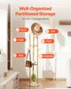 VEVOR Coat Rack, Freestanding Coat Rack Stand with Quartz Stone Base & 9 Hooks, Free Standing Hall Coat Tree for Entryway, Bedroom, Office