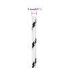 Vidaxl Pleciona Linka Żeglarska, Biała, 3 Mm X 50 M, Poliester