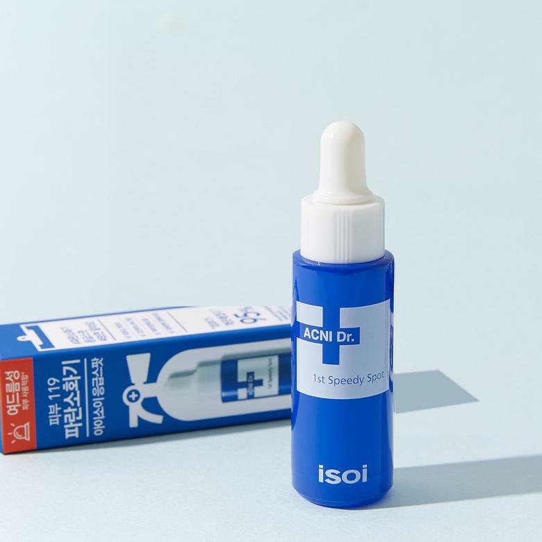 ISOI ACNI Dr. 1st Speedy Spot 14ml/ Non-Drying Formula,  Soothing & Repairing, Lightweight & Layerable, Korean Cosmetics, Kbeauty