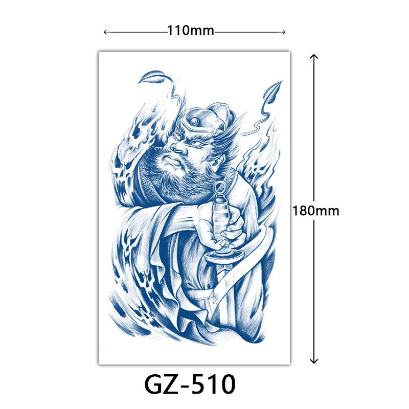 Herbal Tattoo Stickers, Juice Tattoo Stickers, Semi-Permanent Tattoo Stickers Dragon Snake Animal Tattoos