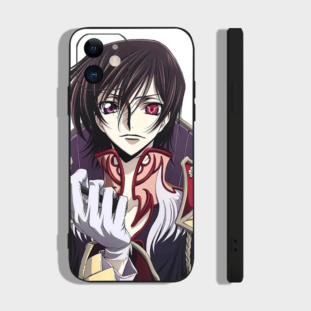

CODE GEASS Лелуш Восставший Анимационный Чехол Для Телефона Для IPhone 17 Air 16 15 14 13 Pro Max 11 12 Черный Силиконовый Чехол IPHONE 14