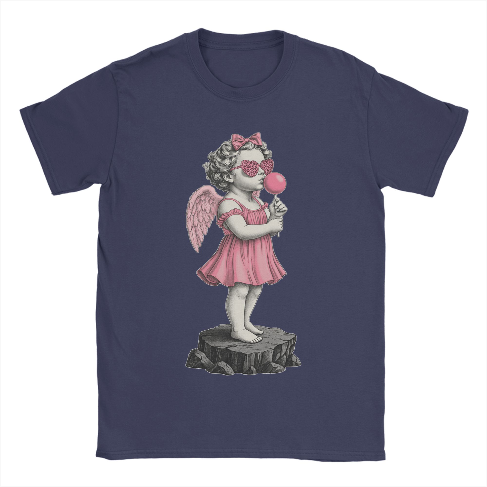 

Novelty Cute Cupid Angel Valentines Day TShirts for Unisex Round Neck 100 Cotton T Shirts Short Sleeve Tee Shirt Gift Idea Tops 4XL