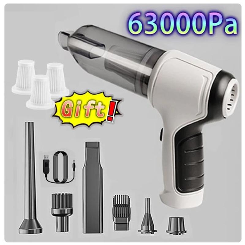 

Автомобильный беспроводной пылесос 29000 Па, пылесос для влажной и сухой уборки, беспроводной ручной автоматический пылесос, пылесос двойного назначения для дома и автомобиля