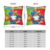 SuperThings Cartoon Square Pillow Case Super Zings Kindergarten Cushion Cover Customized Decorative Pillowcase for Home 40x40cm