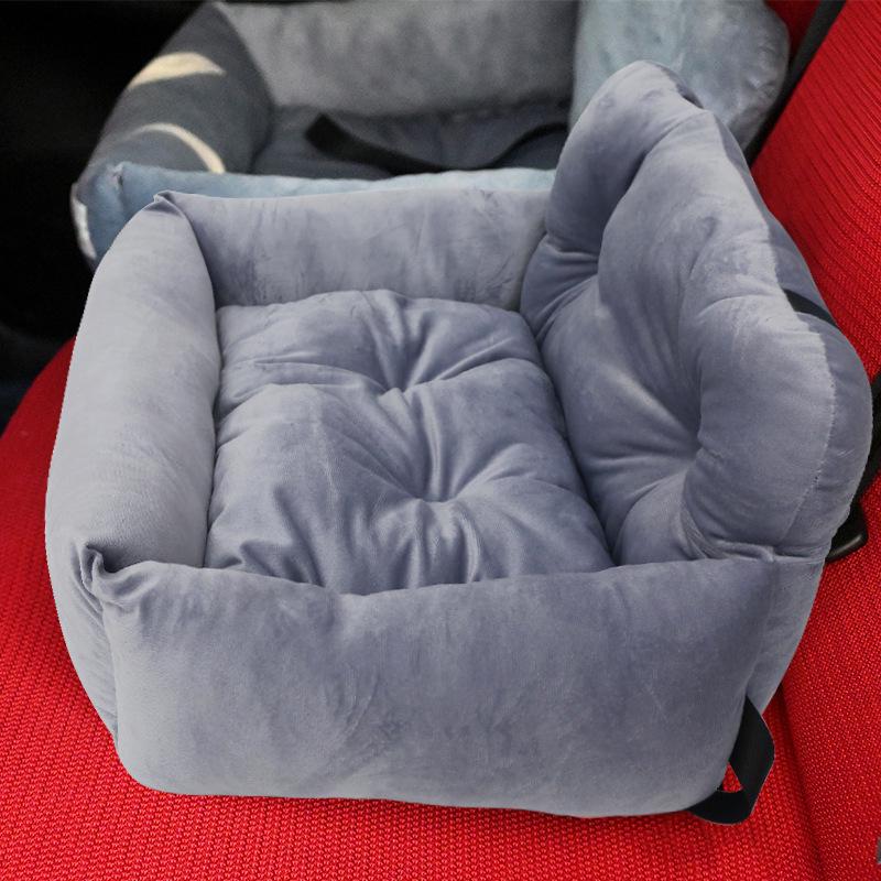 Anti-Fall Dog Car Seat & Bed - Dirt-Resistant, Anti-Ankle Sprain Cushion for Cats & Dogs