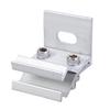 Aluminium Standing Seam Clamps Portable Accessory for Fixing Solar Structures On Folded Sheet Metal Roofs 4Pieces