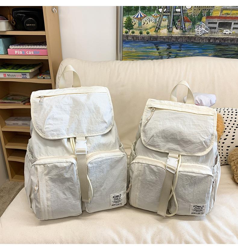 Schoolbag Lightweight School Bag Outdoor Travel Backpack 1011 New School Bag College Student Fashion Commuter Mountaineering Couple Backpack