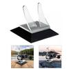 Fishing Reel Display Rack Baitcasting Fishing Reel Rotating Wheel Holder Fishing Tackle Rack Acrylic Reel Display Rack