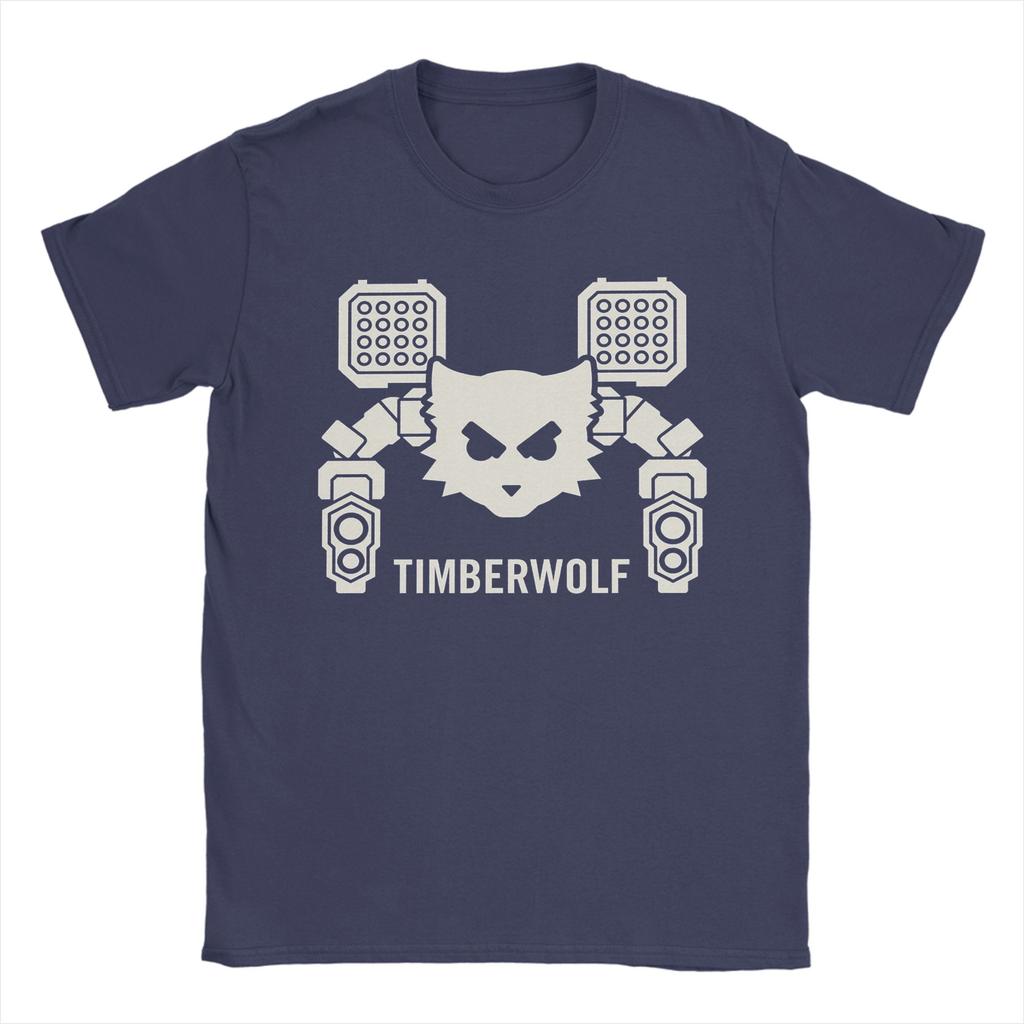 Mens Timberwolf T Shirt  100 Cotton Clothing Leisure Short Sleeve Round Collar Tees 6XL TShirts
