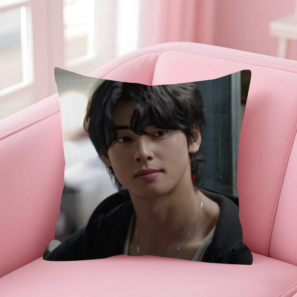 Singer Cha Ido Eunwoo Cushion Cover Pillow Cover Decor Pillowcase Printed Cushion Case For Couch
