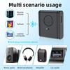 Bluetooth 5.3 Aux Receiver Wireless Car Bluetooth Adapter 3.5mm To 3.5mm Jack Audio Music Mic Handsfree Adapter for Car Speaker