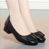 New Genuine Leather Women Shoes Low Heel Comfortable Female Casual Shoes Mid Heel Office Work Shoes Women Wedges Shoes 8 Models