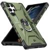 For Samsung Galaxy S22 S23 S24 S25 Ultra Plus A14 A34 A54 A15 5G Shockproof Heavy Duty Armor Phone Case Cover Ring Kickstand