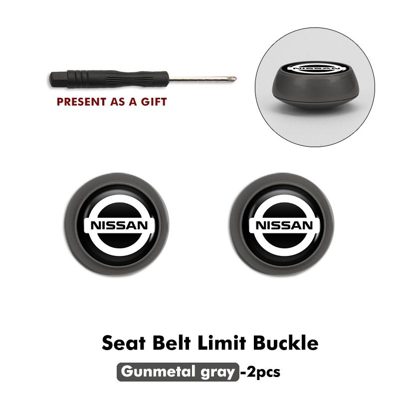 

Car Button Clip Zinc alloy Seat Belt Regulator Accessories For Nissan J11 J10 Teana J31 Maxima Juke Cube Murano Skyline