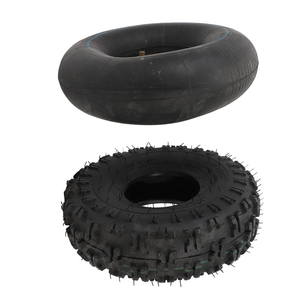 4.10‑4 Tire and Inner Tube Set Rubber Inflatable for Wheelbarrows Snow Blowers Pressure Washers