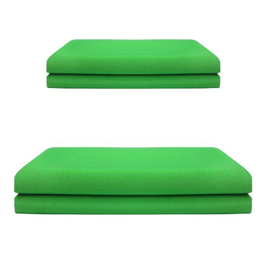 Green Screen Backdrop Double Thickness Non-fading Soft Opaque Washable Short Video Props Vertical
