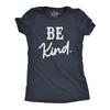 Womens Be Kind T Shirt Cute Positive Message Text Tee for Ladies