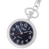 Fieldwork Pocket Watch, Analog Bag Charm, Black Dial, DT111-2, Women's