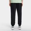 FILA Knitted Sweatpants Men's Jet Black Moderate Cuffed Pants (Unisex) Knitted Sweatpants F11M339608A BK