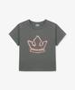 SUPRA Women'S Small Crown T-Shirt (Gray)