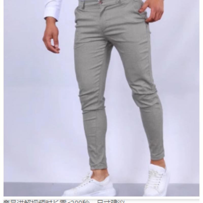 Mens Black Slim Fit Casual Chino Pants