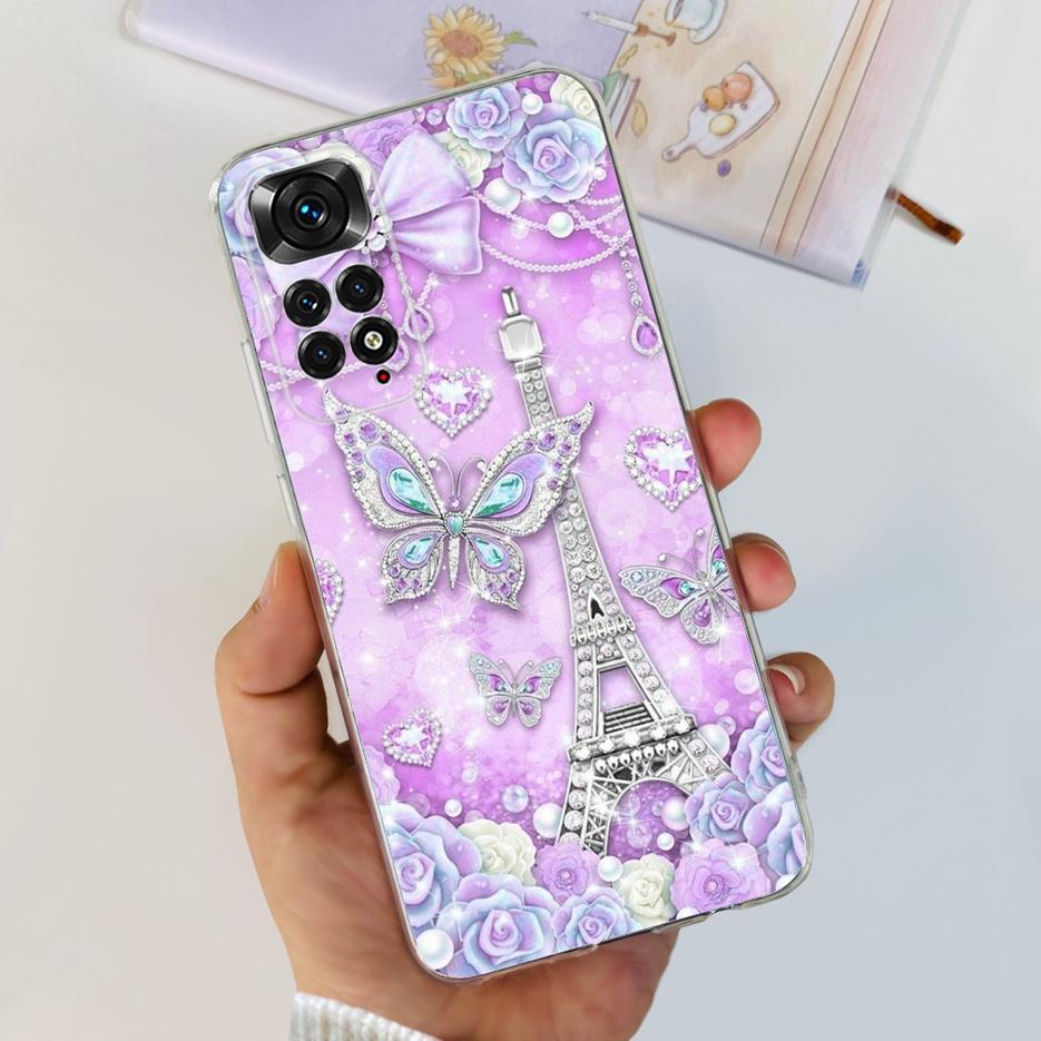 Für Xiaomi Redmi Note 11 Hülle Redmi Note 11S 4G Bunte Bemalte Abdeckung Weiche Funda Handyhülle Für Xiaomi Redmi Note 11 Pro Bumper