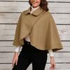 Women's Fashion Wool Tweed Jacket Short Versatile Cape Shawl