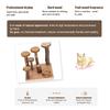 Hamster Exercise Toy Ladder Applewood Hamster Stairs Step Play Teeth Grinding Pet Supplies