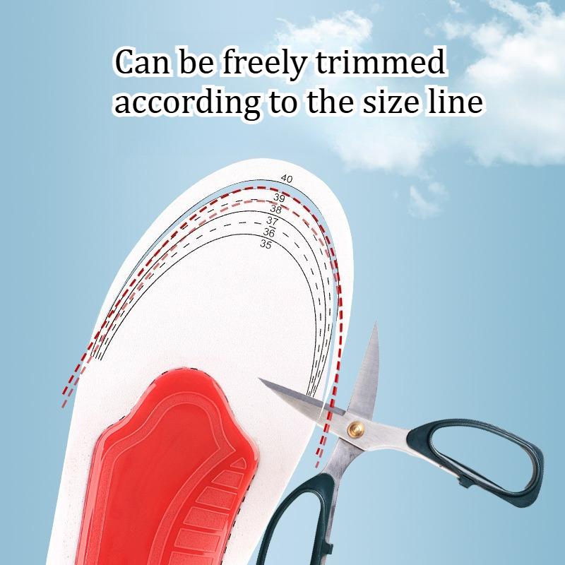 Orthotic Insole Arch Support Flatfoot Orthopedic Insoles For Feet Ease Pressure Of Air Movement Damping Cushion Padding Insole