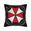 Umbrella Corporations Logo Residents Evils Pillow Cover Print Cushion Cover Kawaii Pillow Case For Sofa Bedroom Home Decor