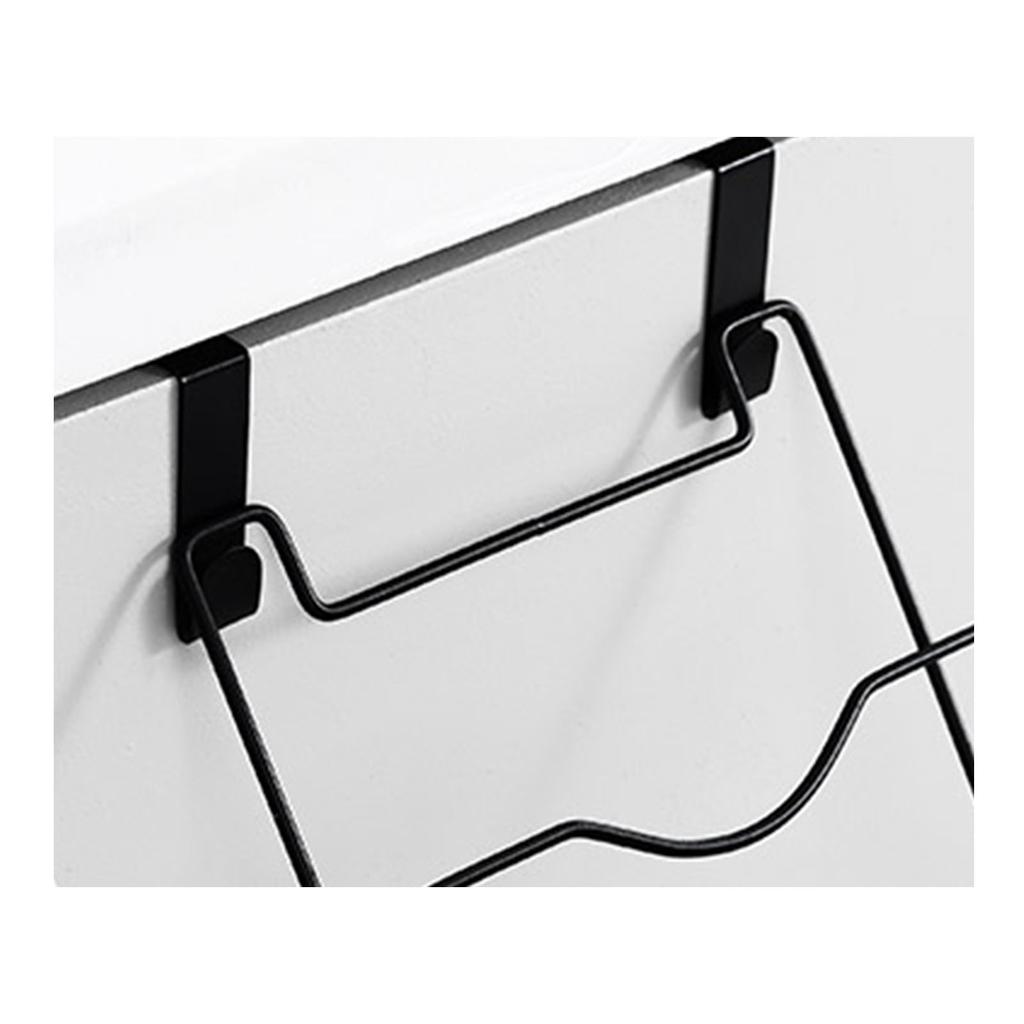 Pot Lid Holder Wall Mount Drainage Design Stylish Sturdy  Multifunctional Pot Lid Rack for Ki