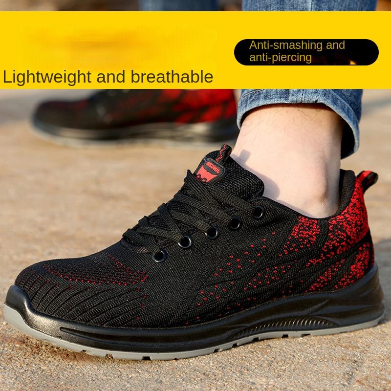 Smash-proof and Stab-proof Safety Work Shoes Kevlar Steel Baotou Oil-resistant Acid Labor Insurance Shoes