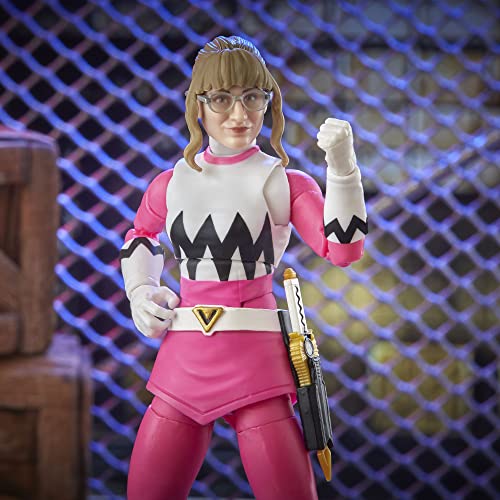 Power Rangers Lightning Collection Lost Galaxy Pink Ranger 15 cm Premium Collection Actionfigur mit Spielzeugzubehör, Ab 4 Jahren