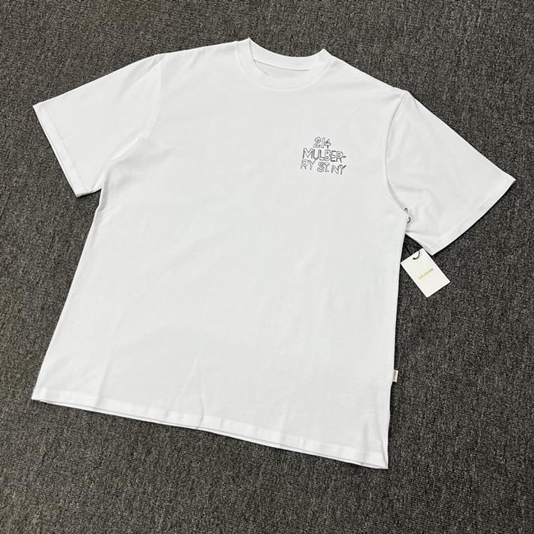Unisex Casual Loose Fit Printed T-Shirt with Round Neck and Short Sleeves