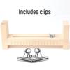 Handmade DIY Rope Weaving Tool: Suction Cup Rack with Solid Wood Frame, Drop-Resistant Plastic for Fixing and Crafting.