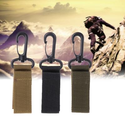 1 Pair Aluminum Alloy Swivel Snap Hook Carabiner Backpack Hanging Connector Camping Outdoor Tools