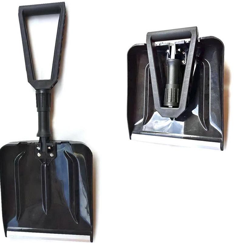 New Pattern Fashion Folding Snow Shovel Portable Thickened Plastic Snow Shovel Used For Shoveling Garbage, Food, And Snow
