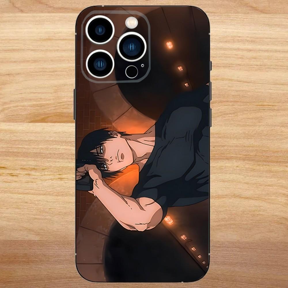 Toji Fushiguro Jujutsu K-Kaisen Phone Case For iPhone 16,15,14,13,12,11,Mini,Pro,SE,MAX White Matte Shockproof Cover