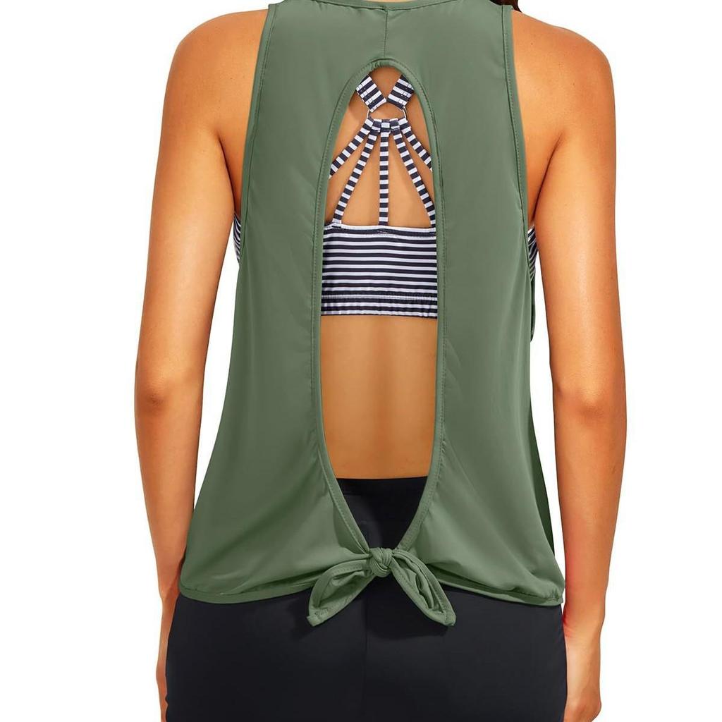 2025 Stylish European & American Women's Printed Bikini Three-Piece Set with Hollow Out, Backless Design & Belly Coverage