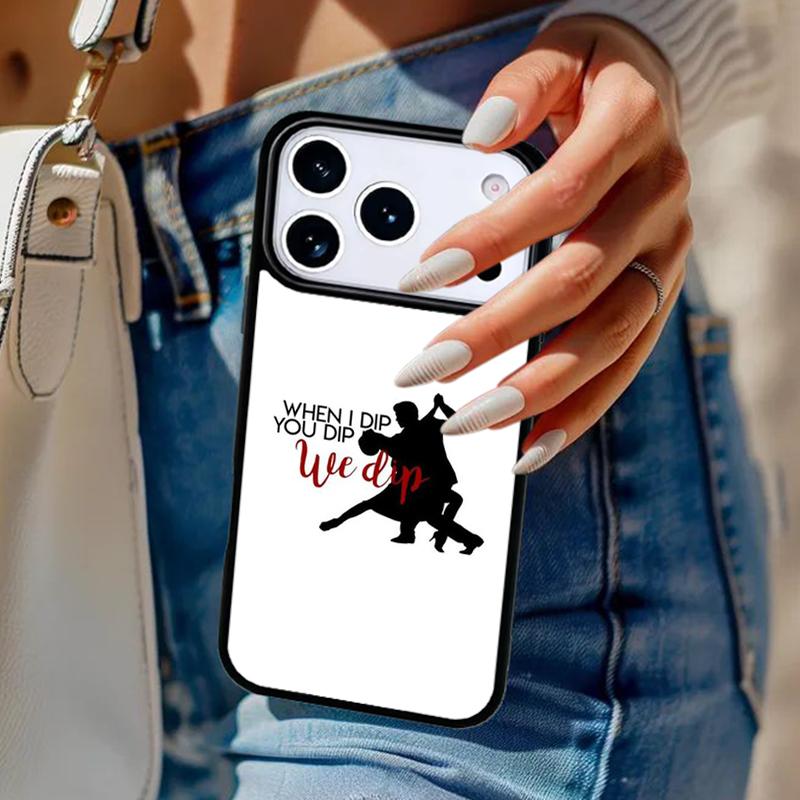 Latin Tango Dancing Dance soft Phone Case For iPhone 17 Air 14 15 13 12 Max Cover For Apple 16e 11 Pro Max Plus Coque